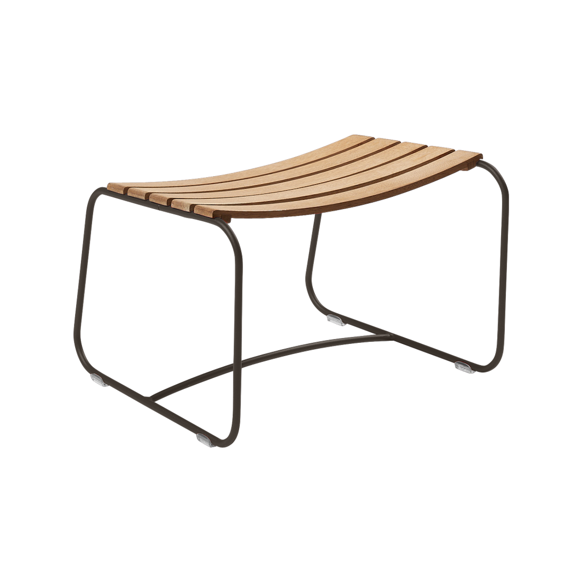 Repose pied SURPRISING Teck Fermob brun tonka