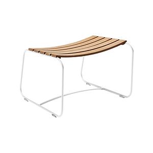 Repose pied SURPRISING TEK Fermob blanc coton