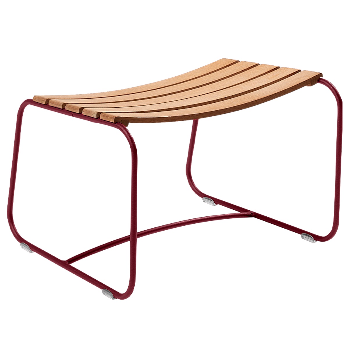 Repose pied SURPRISING TEK Fermob cerise noir