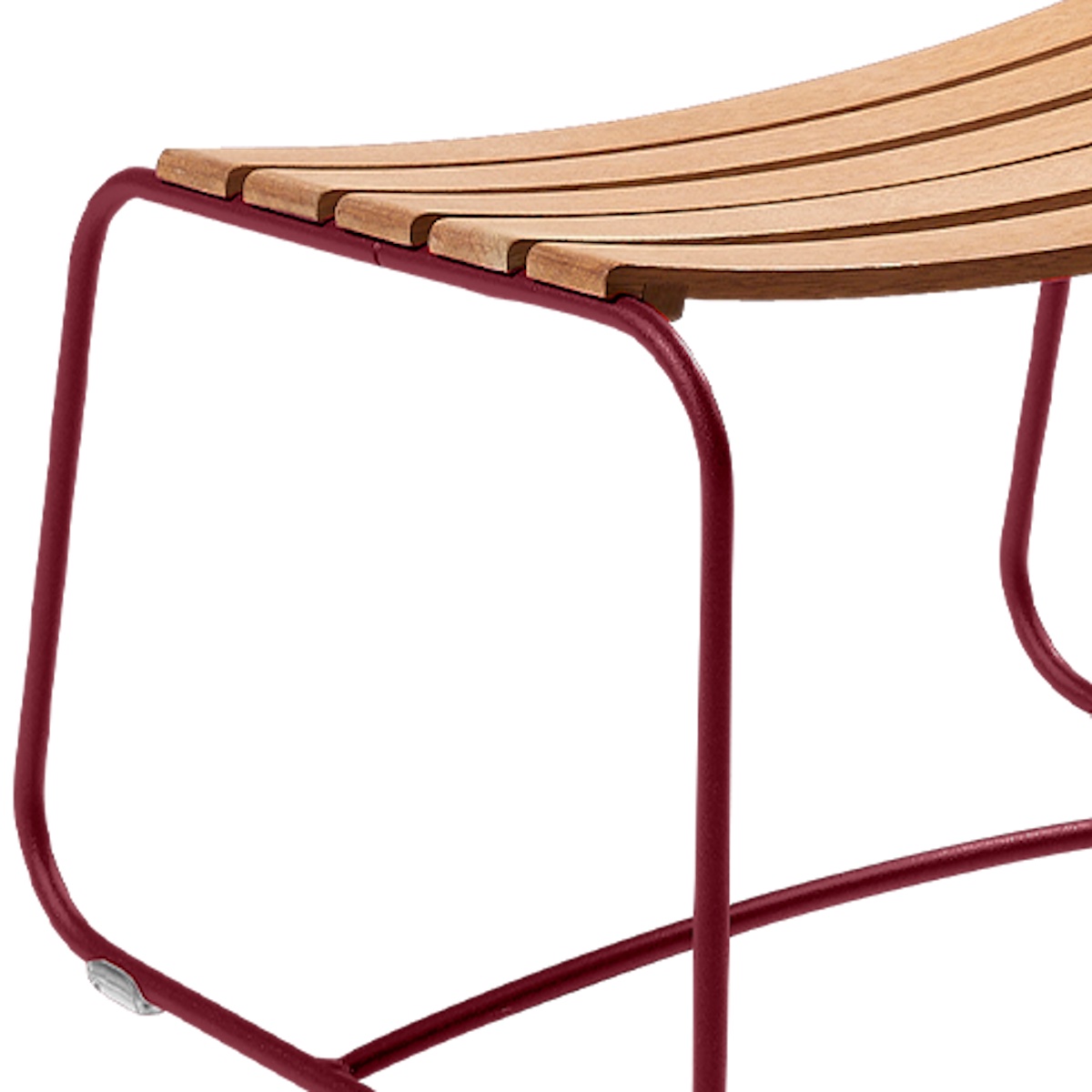 Repose pied SURPRISING TEK Fermob cerise noir