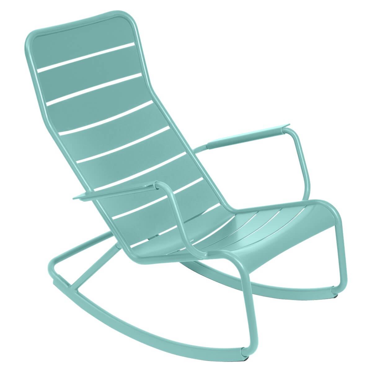 Rocking chair LUXEMBOURG Fermob Bleu Lagune