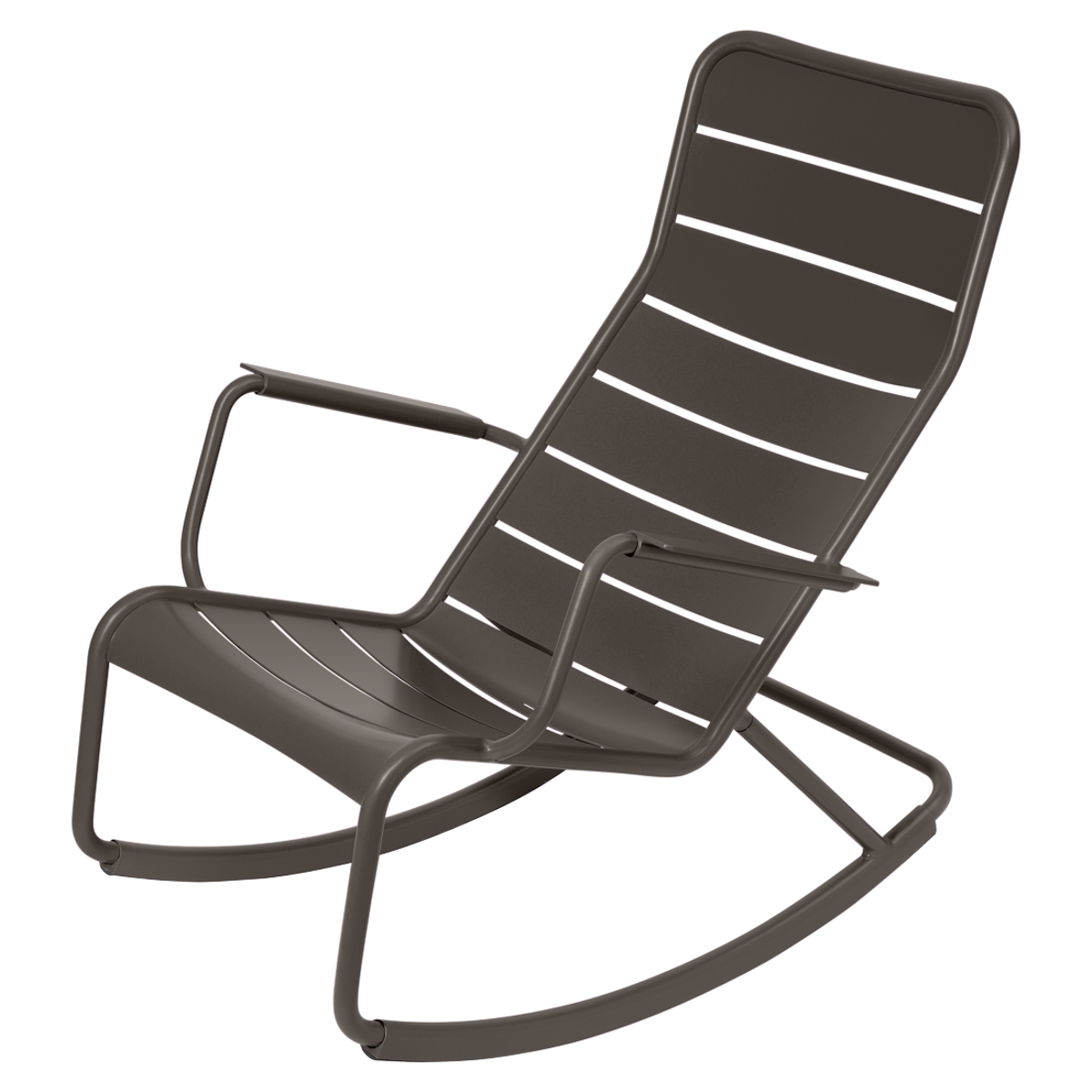 Rocking chair LUXEMBOURG Fermob brun tonka