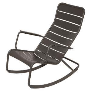 Rocking chair LUXEMBOURG Fermob brun tonka