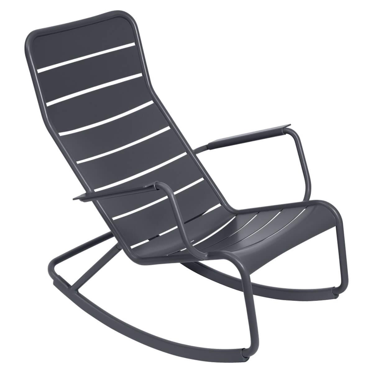 Rocking chair LUXEMBOURG Fermob Carbone