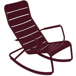 Rocking chair LUXEMBOURG Fermob cerise noir