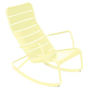 Rocking chair LUXEMBOURG Fermob citron givré