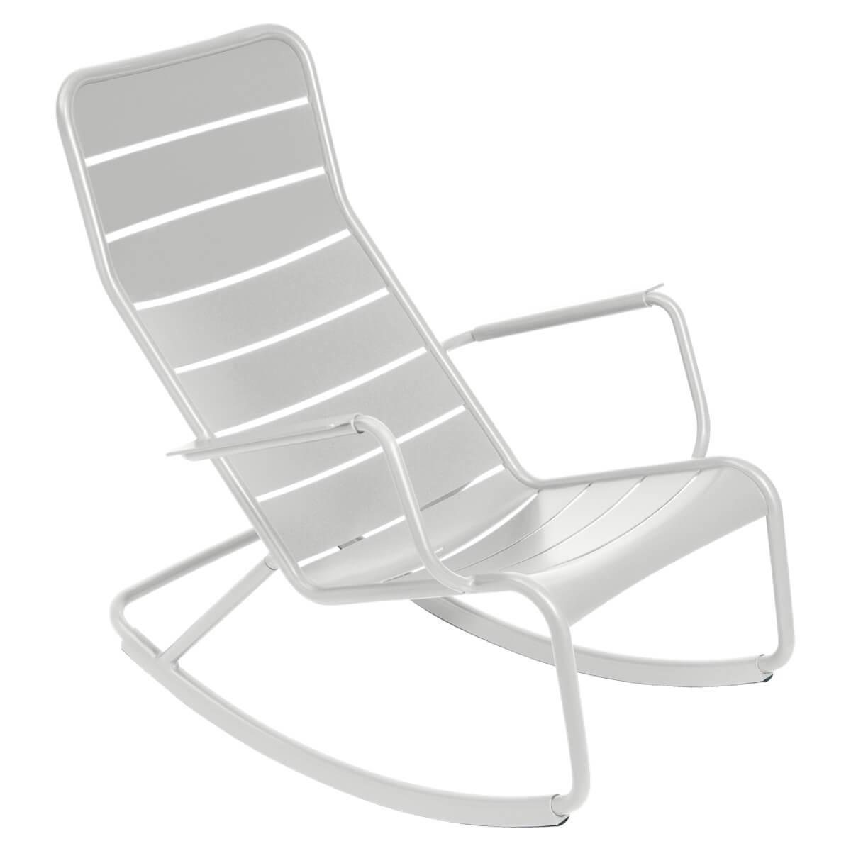 Rocking chair LUXEMBOURG Fermob Gris métal