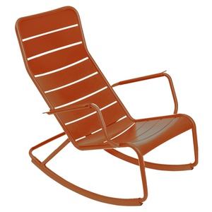Rocking chair LUXEMBOURG Fermob orange confite