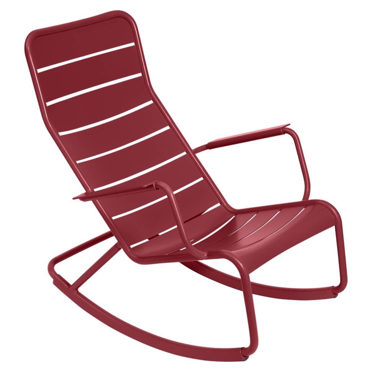Rocking chair LUXEMBOURG Fermob piment