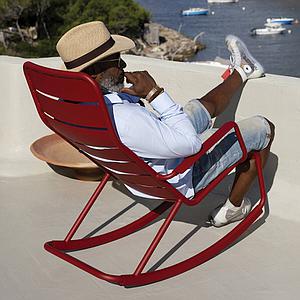 Rocking Chair LUXEMBOURG Fermob Rose Praline
