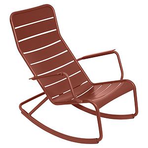 Rocking chair LUXEMBOURG Fermob rouge ocre
