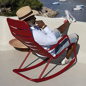 Rocking chair LUXEMBOURG Fermob vert opaline