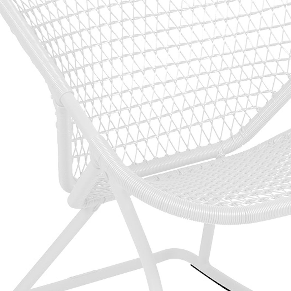 Rocking chair SIXTIES Fermob blanc coton