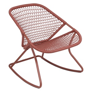 Rocking chair SIXTIES Fermob rouge ocre