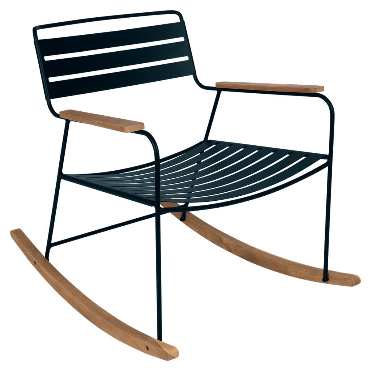 Rocking chair SURPRISING Fermob bleu acapulco 