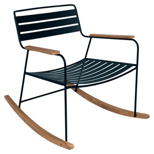 Rocking chair SURPRISING Fermob bleu acapulco 
