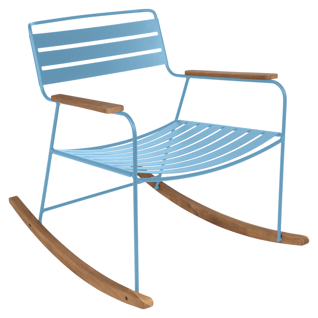Rocking-chair SURPRISING Fermob bleu maya