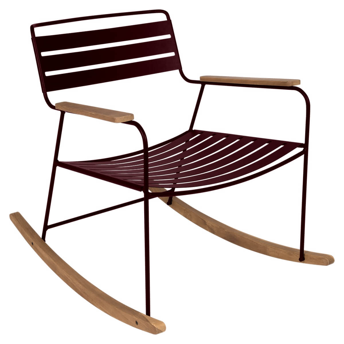 Rocking chair SURPRISING Fermob cerise noire 