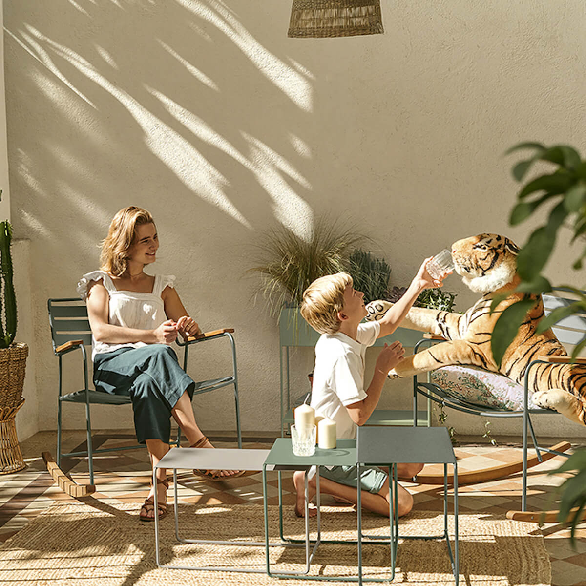 Rocking chair SURPRISING Fermob menthe glaciale 