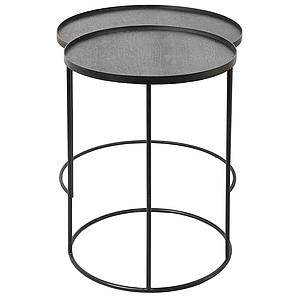 Set 2 tables d'appoint rond S-L TRAY Ethnicraft
