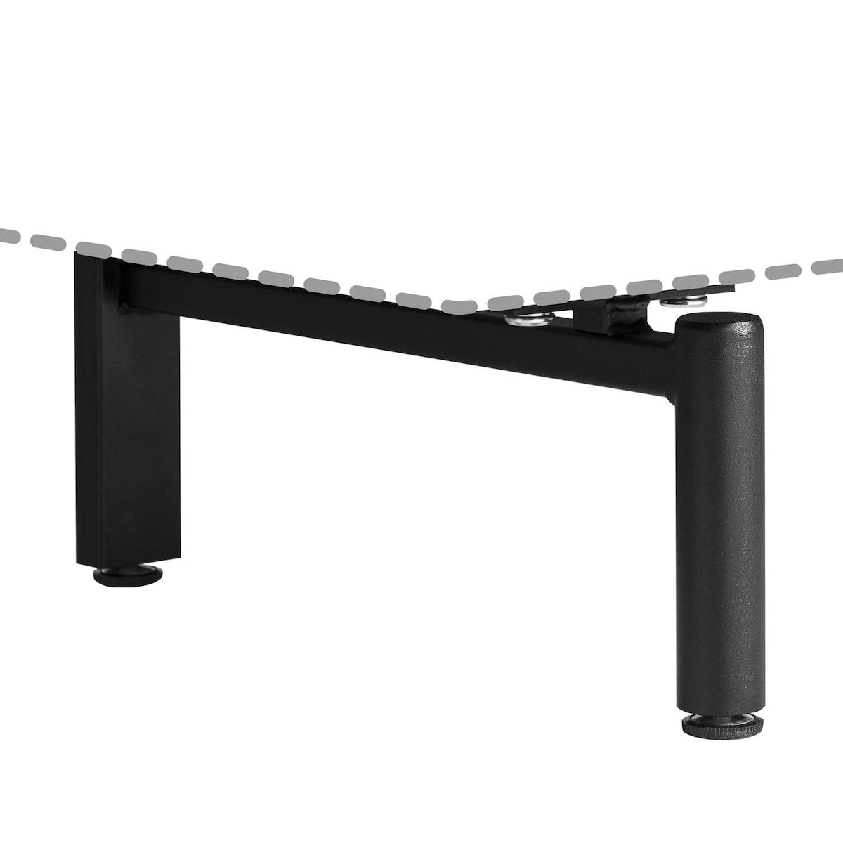 Set de 2 pieds en forme U + 2 x pieds centrale pour buffet ELEMENTS Xooon