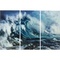 Set de tableaux en verre 160x240cm TRIPTYCHON WAVE Kare Design