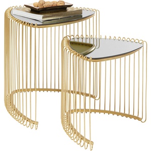 Set de tables basses WIRE Kare laiton