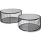 Set table basse WIRE DOUBLE BUBBLE Kare Design noir