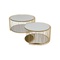 Set table basse Wire Double laiton Kare Design