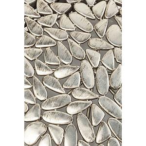 Set tables basse PEBBLES DELUXE Kare Design argenté