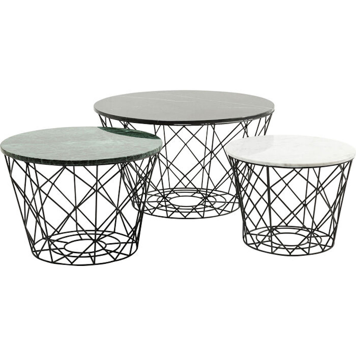 Set tables basses rond EAST Kare Design