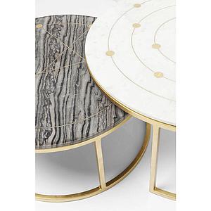 Set tables d'appoint 90cm MYSTIC Kare Design