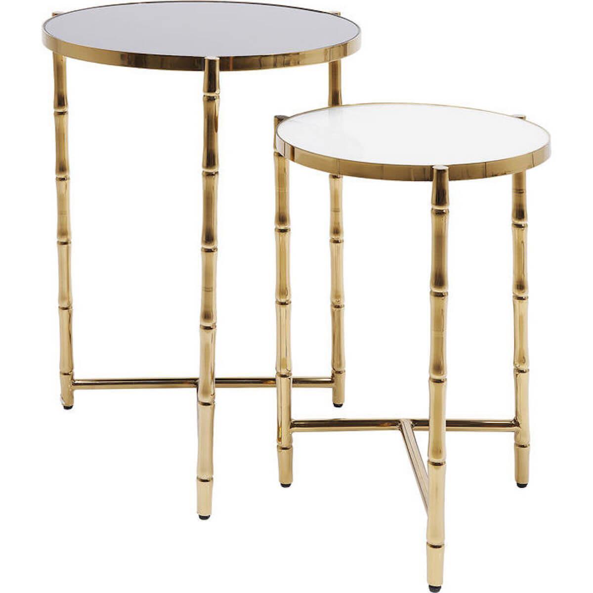 Set tables d'appoint HIPSTER BAMBOO Kare Design