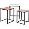 Set tables d’appoint LOFT SQUARE VINTAGE Kare Design
