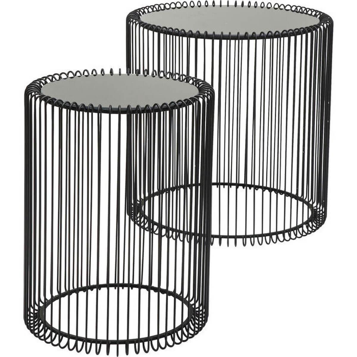Set tables d'appoint WIRE Kare Design