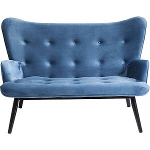 Sofa Black Vicky velours pétrole