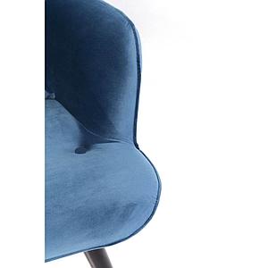 Sofa Black Vicky velours pétrole