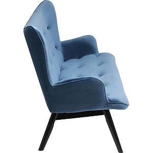 Sofa Black Vicky velours pétrole