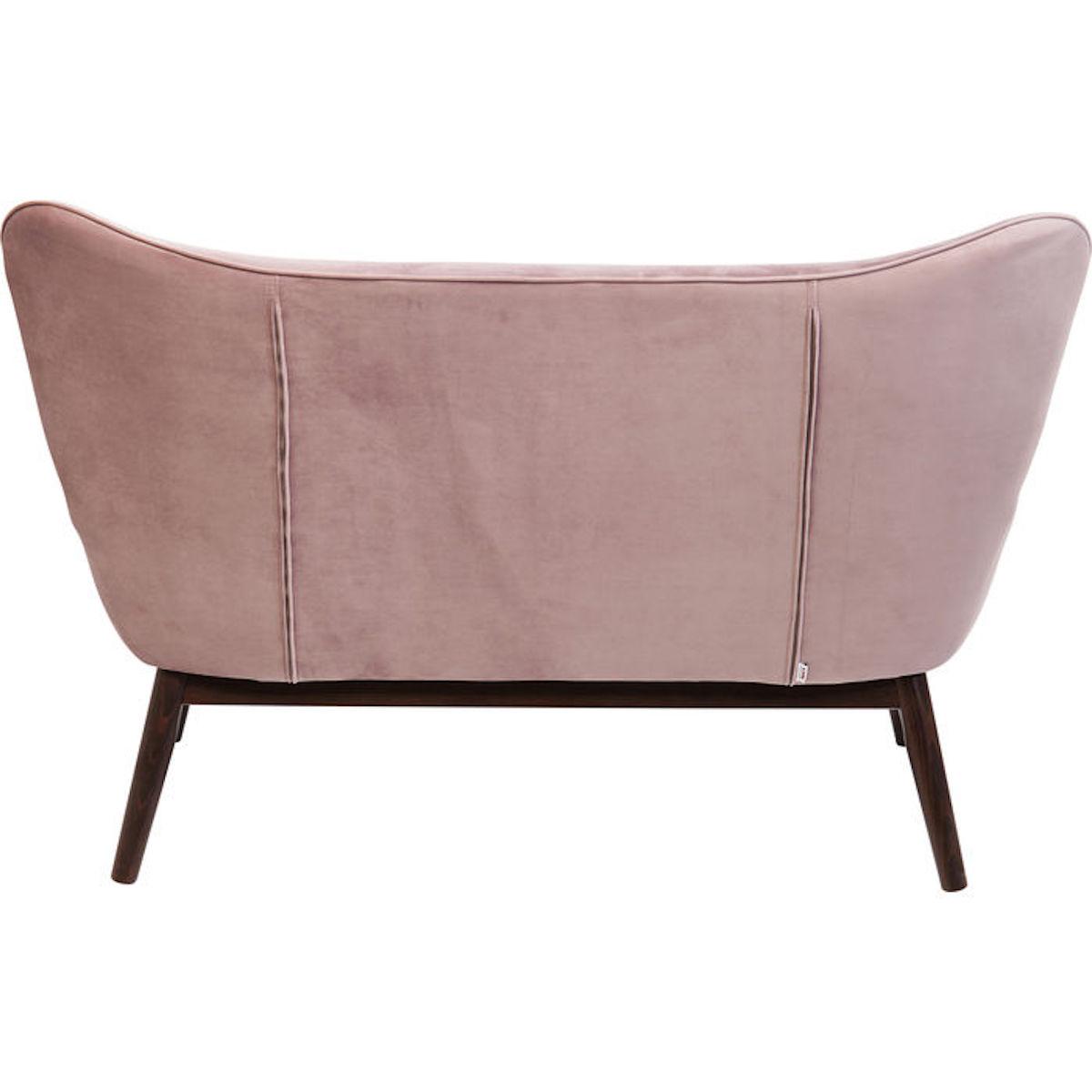 Sofa Vicky velours rose