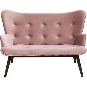 Sofa Vicky velours rose