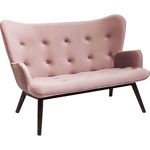 Sofa Vicky velours rose