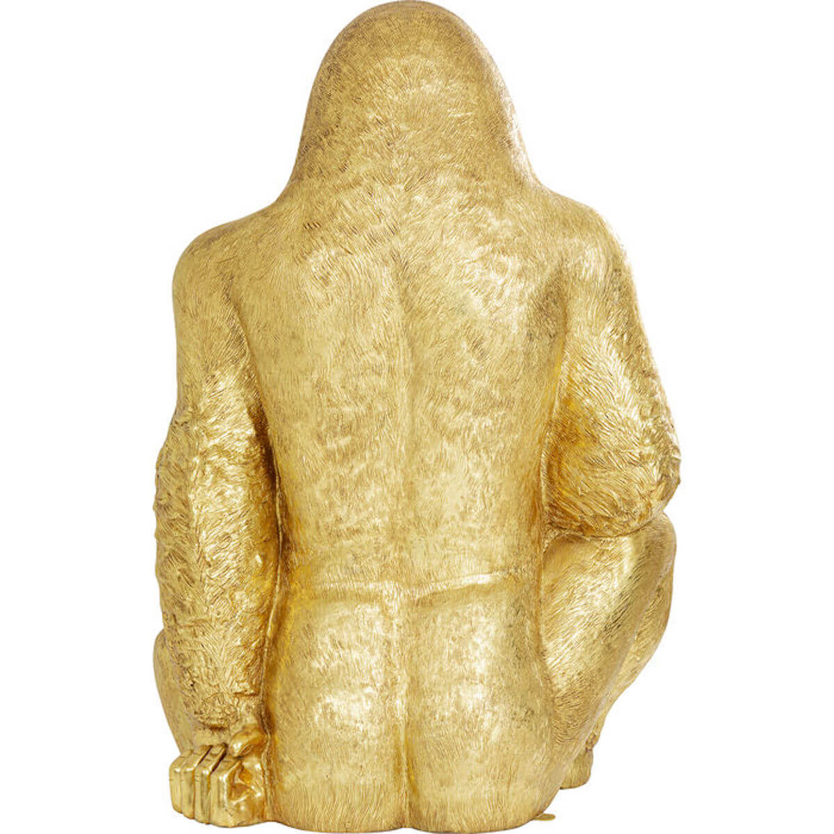 Statue décorative 249cm GORILLA XXL Kare Design doré