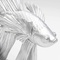 Statue décorative 37cm BETTA FISCH SILVER Kare Design