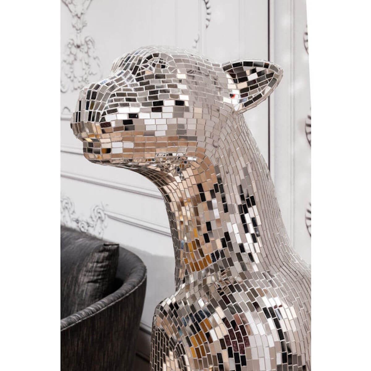 Statue décorative Mosaik Welcome Panther Kare Design gauche