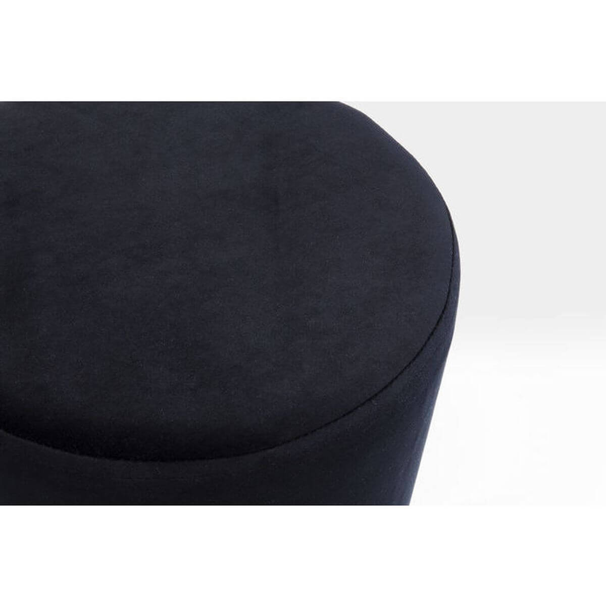 Stool Cherry Black Brass Ø35cm Kare Design