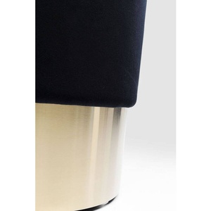 Stool Cherry Black Brass Ø35cm Kare Design