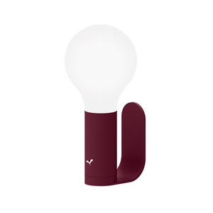 Support applique murale APLO Fermob cerise noir