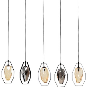 Suspension 110cm de diamètre DIAMOND FEVER DINING Kare Design noire