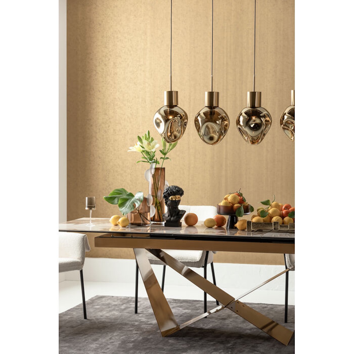 Suspension 110cm SUPERNOVA Kare Design Amber