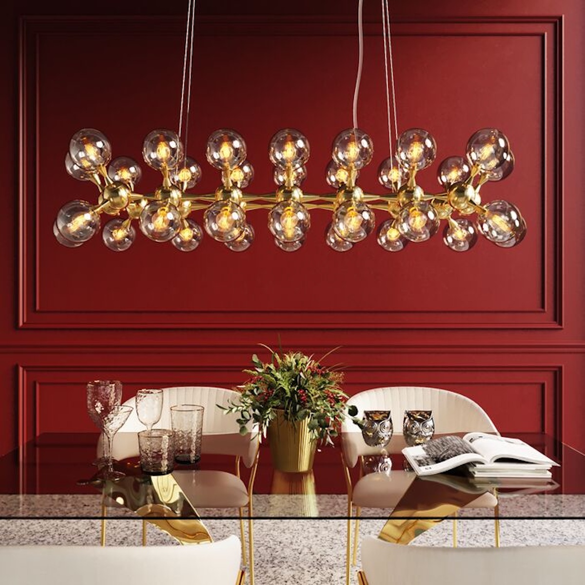 Suspension 140cm ATOMIC BALLS Kare Design laiton